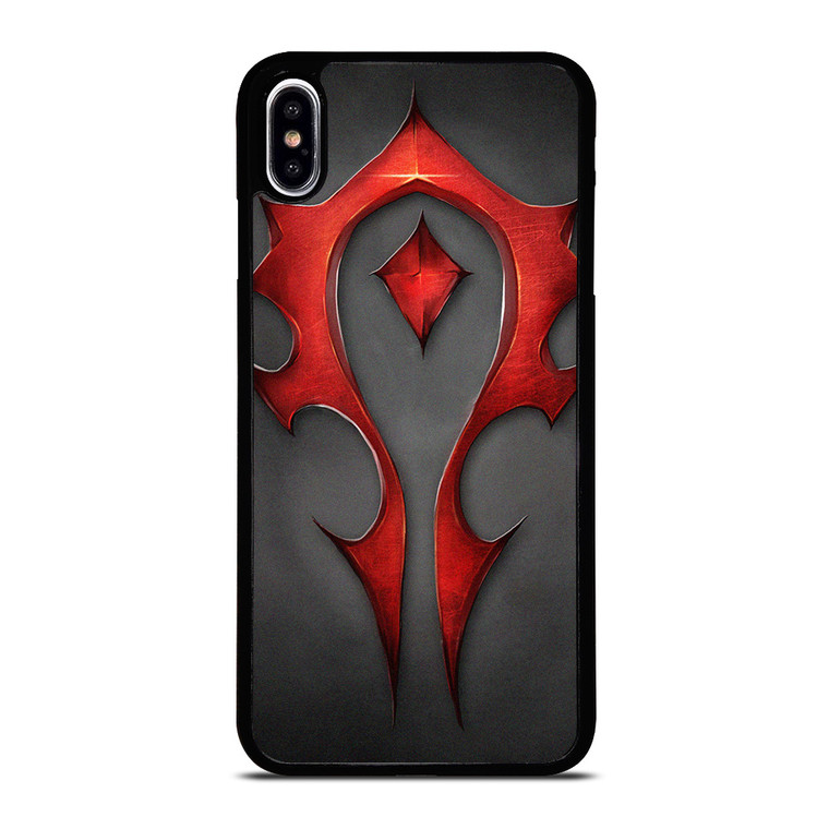 WORLD OF WARCRAFT HORDE LOGO iPhone XS Max Case Cover