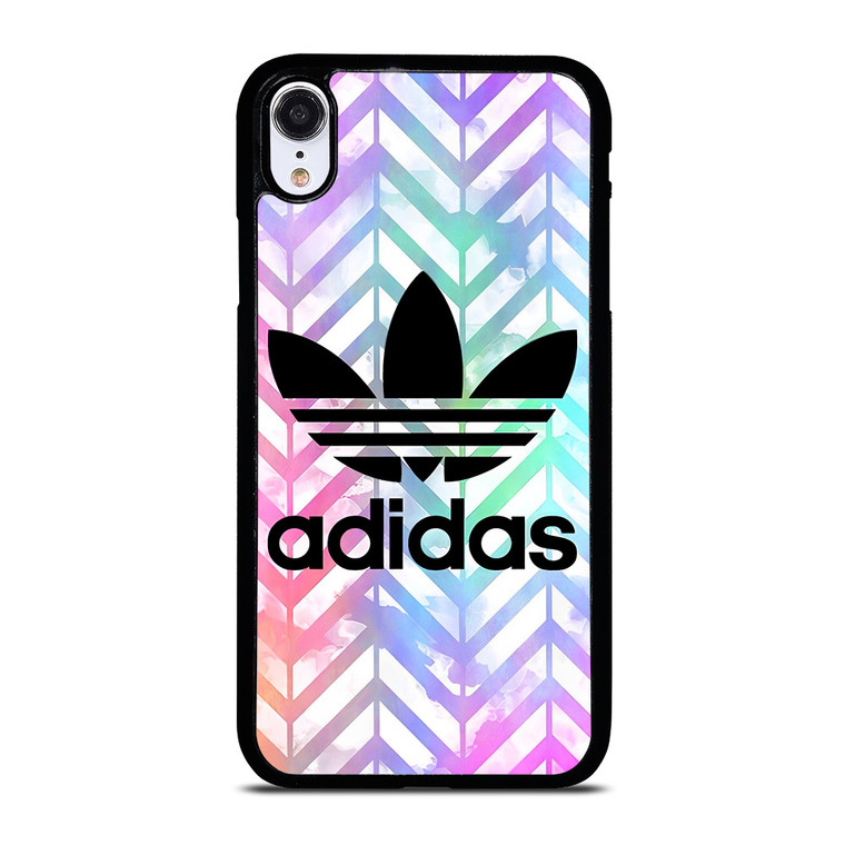 ADIDAS COLORFUL ZIG ZAG LOGO iPhone XR Case Cover ADIDAS COLORFUL ZIG ZAG LOGO iPhone XR Case Cover