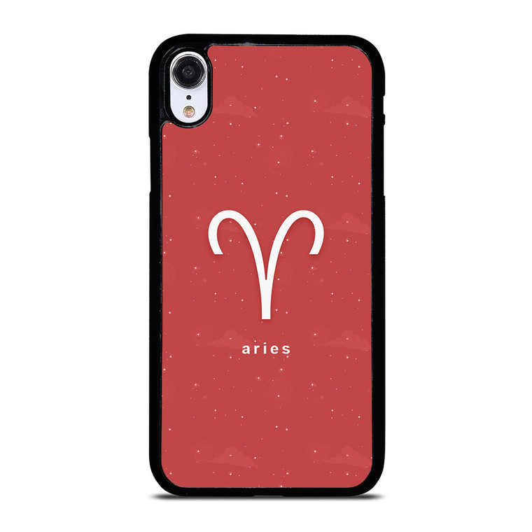 ARIES ZODIAC SIGN PINK iPhone XR Case Cover