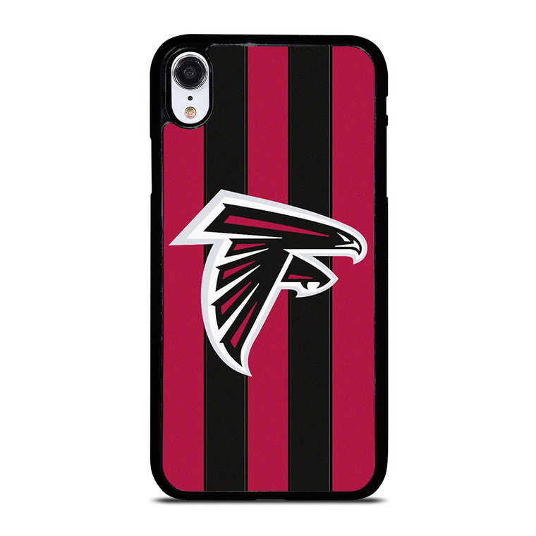ATLANTA FALCONS FOOTBALL STRIPE LOGO iPhone XR Case Cover