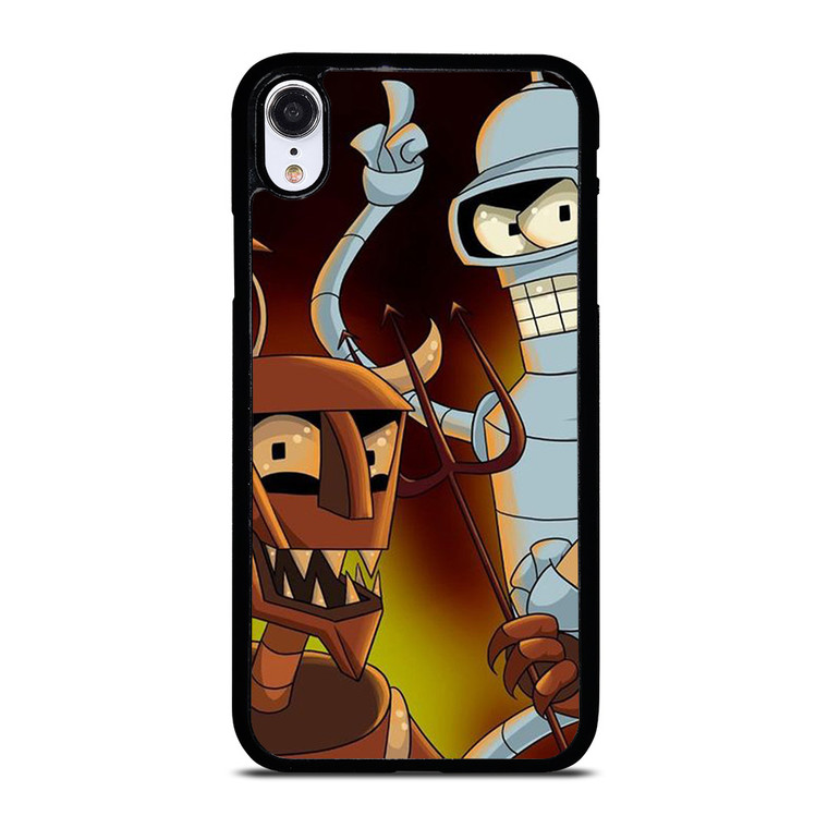 BENDER ROBOT DEVIL FUTURAMA CARTOON iPhone XR Case Cover