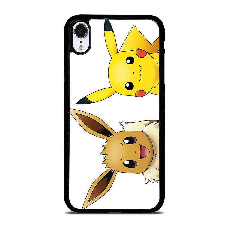 EEVEE PIKACHU POKEMON ANIME iPhone XR Case Cover