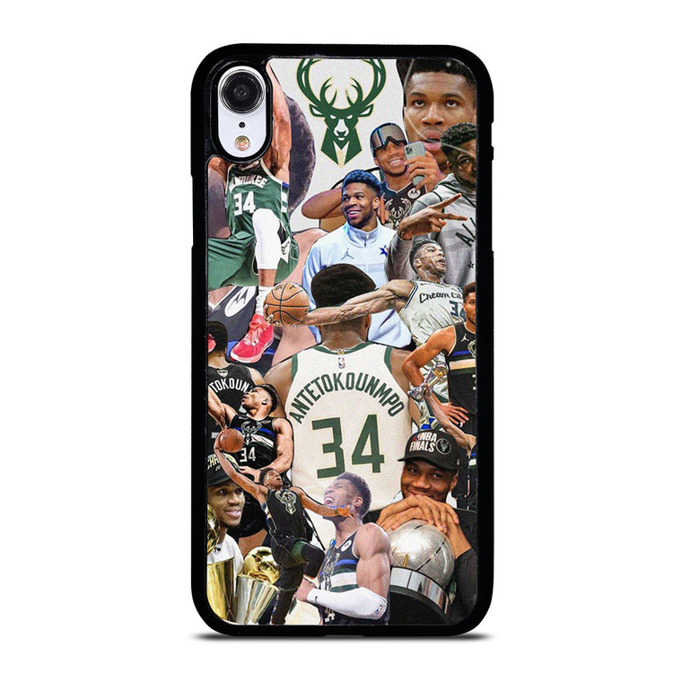 GIANNIS ANTETOKOUNMPO MILWAUKEE BUCKS COLLAGE iPhone XR Case Cover GIANNIS ANTETOKOUNMPO MILWAUKEE BUCKS COLLAGE iPhone XR Case Cover