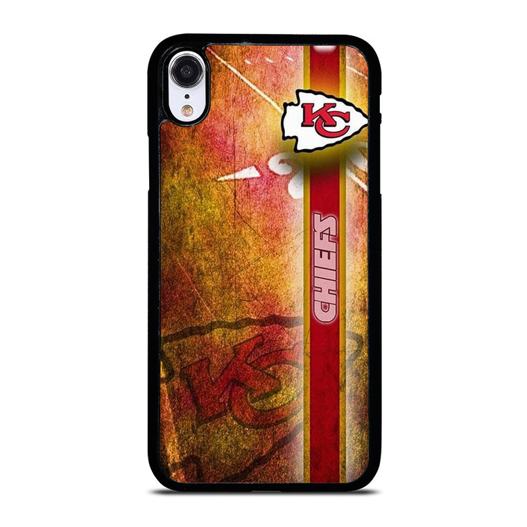 KANSAS CITY CHIEFS NFL GRUNGE LOGO iPhone XR Case Cover