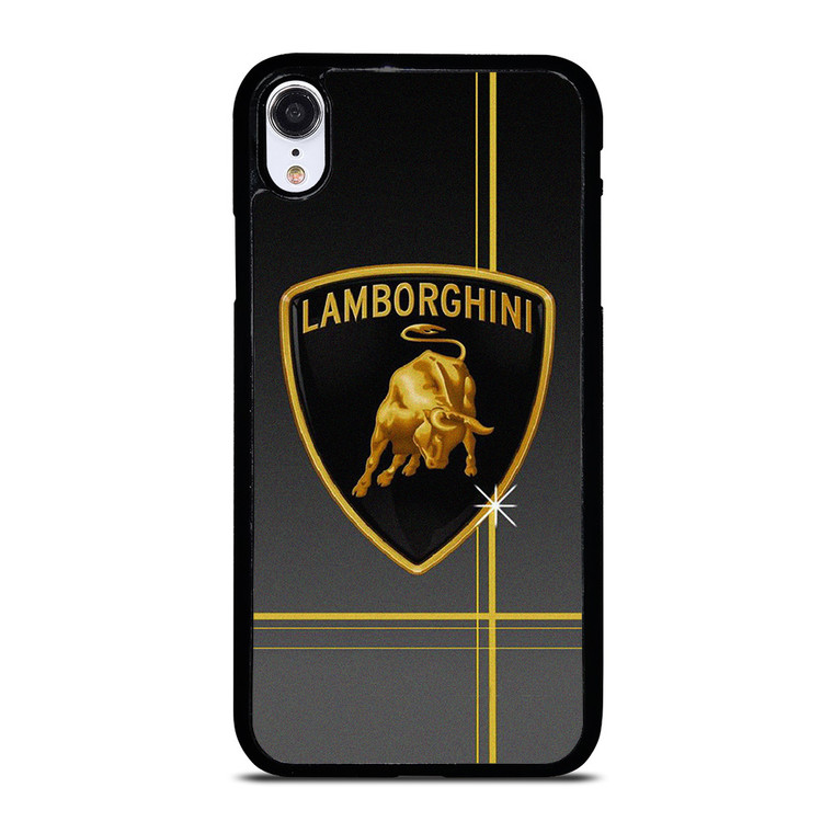 LAMBORGHINI LOGO SUPER CAR EMBLEM iPhone XR Case Cover