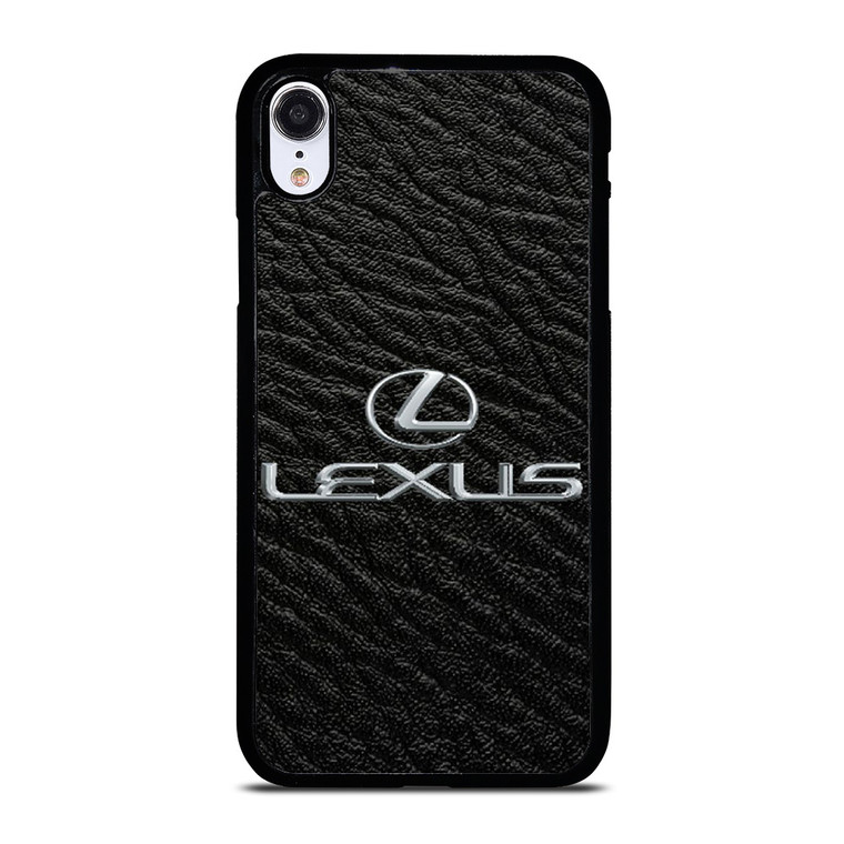 LEXUS LEATHER LOGO EMBLEM iPhone XR Case Cover