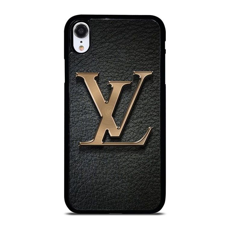LOUIS VUITTON GOLD LEATHER iPhone XR Case Cover