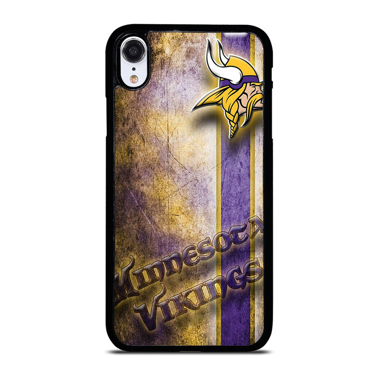 MINNESOTA VIKINGS GRUNGE LOGO iPhone XR Case Cover MINNESOTA VIKINGS GRUNGE LOGO iPhone XR Case Cover