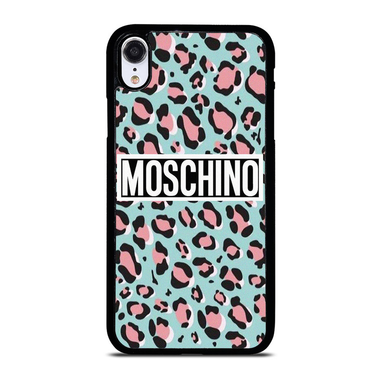 MOSCHINO LEOPARD SKIN iPhone XR Case Cover