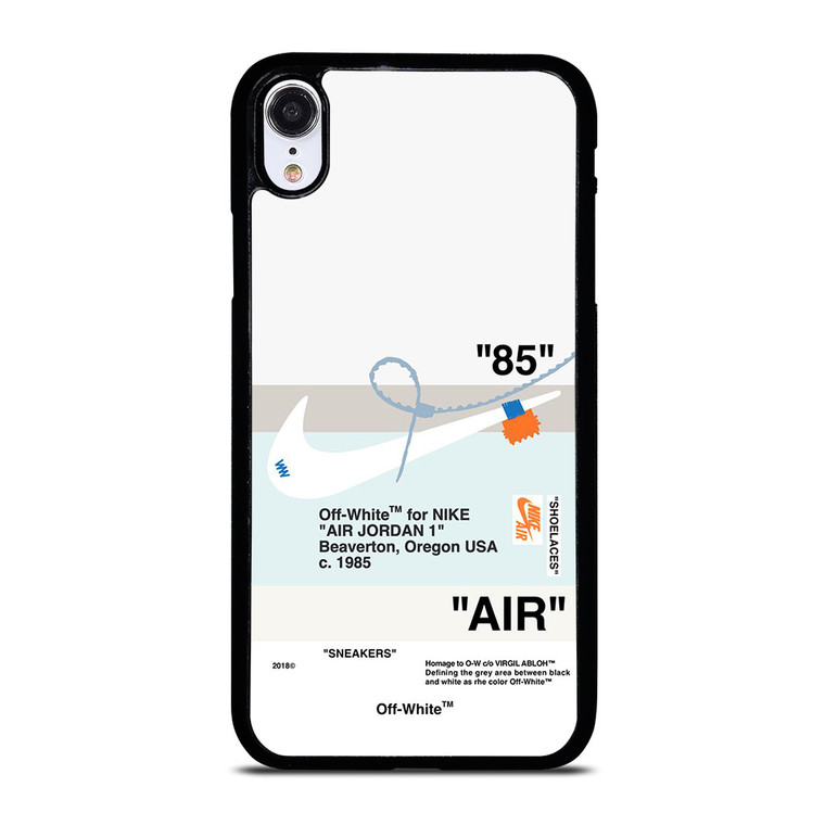 NIKE AIR JORDAN OFF WHITE iPhone XR Case Cover