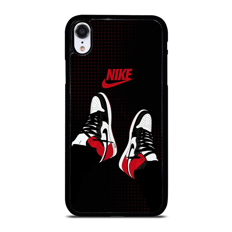 NIKE AIR JORDAN RETRO 1 RED iPhone XR Case Cover NIKE AIR JORDAN RETRO 1 RED iPhone XR Case Cover