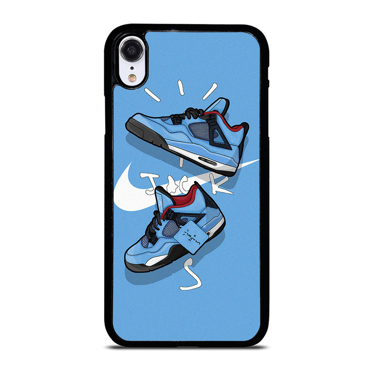 NIKE AIR JORDAN TRAVIS SCOTT CACTUS JACK iPhone XR Case Cover NIKE AIR JORDAN TRAVIS SCOTT CACTUS JACK iPhone XR Case Cover