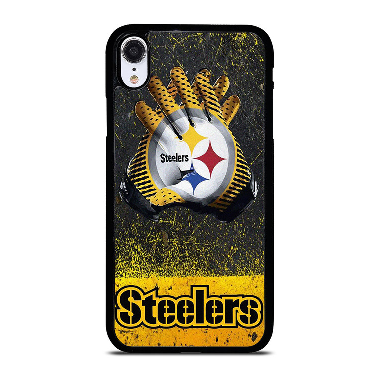 PITTSBURGH STEELERS GLOVES FOOTBALL iPhone XR Case Cover