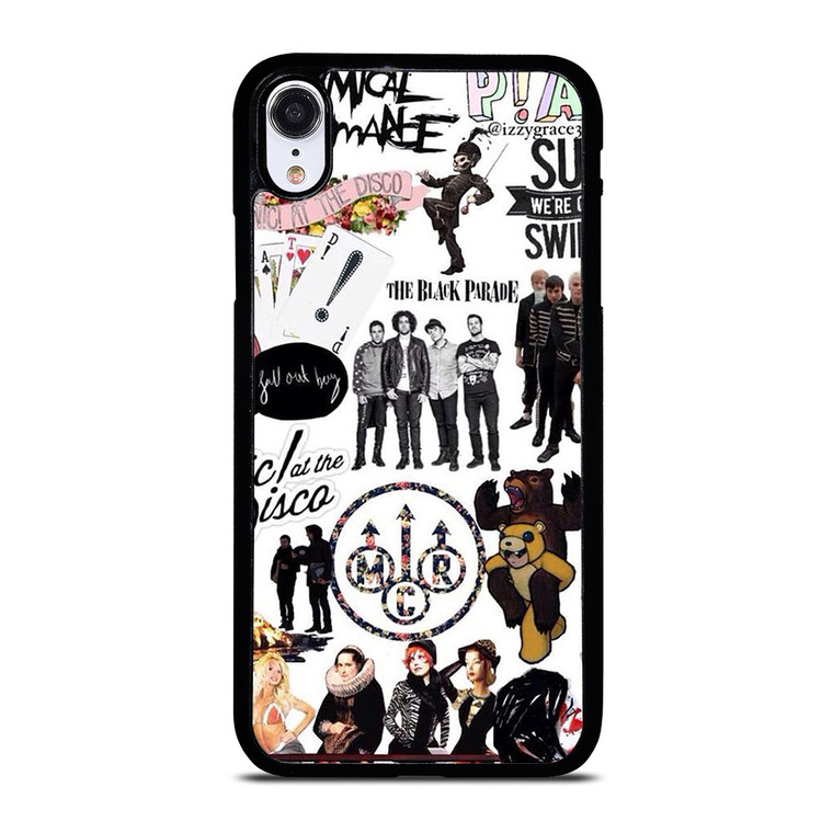 POP PUNK ROCK BAND COLLAGE iPhone XR Case Cover
