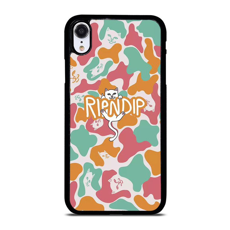 RIPNDIP PINK GREEN CAMO iPhone XR Case Cover