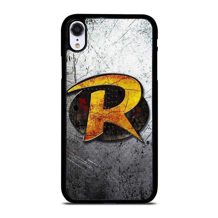 ROBIN DC COMICS GRUNGE LOGO iPhone XR Case Cover