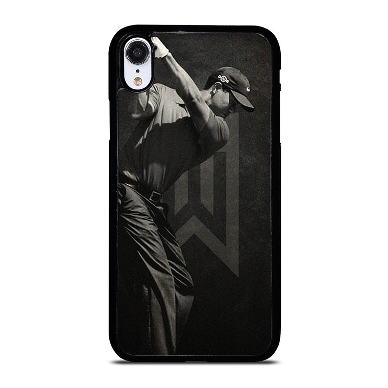 TIGER WOODS GOLF BLACK WHITE iPhone XR Case Cover