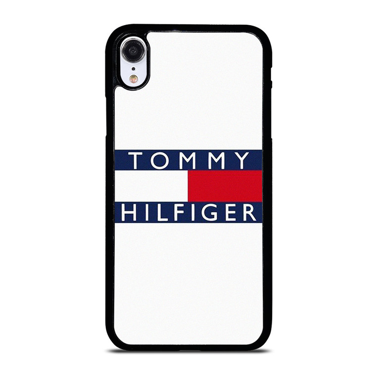 TOMMY HILFIGER WHITE LOGO iPhone XR Case Cover TOMMY HILFIGER WHITE LOGO iPhone XR Case Cover