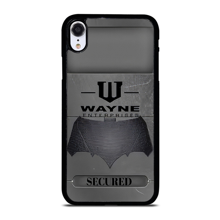 WAYNE ENTERPRISES METAL LOGO iPhone XR Case Cover WAYNE ENTERPRISES METAL LOGO iPhone XR Case Cover