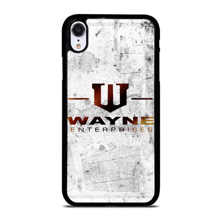 WAYNE ENTERPRISES WHITE LOGO iPhone XR Case Cover