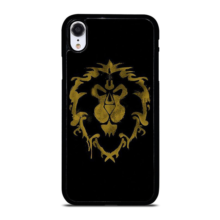 WORLD OF WARCRAFT ALLIANCE BLACK LOGO iPhone XR Case Cover