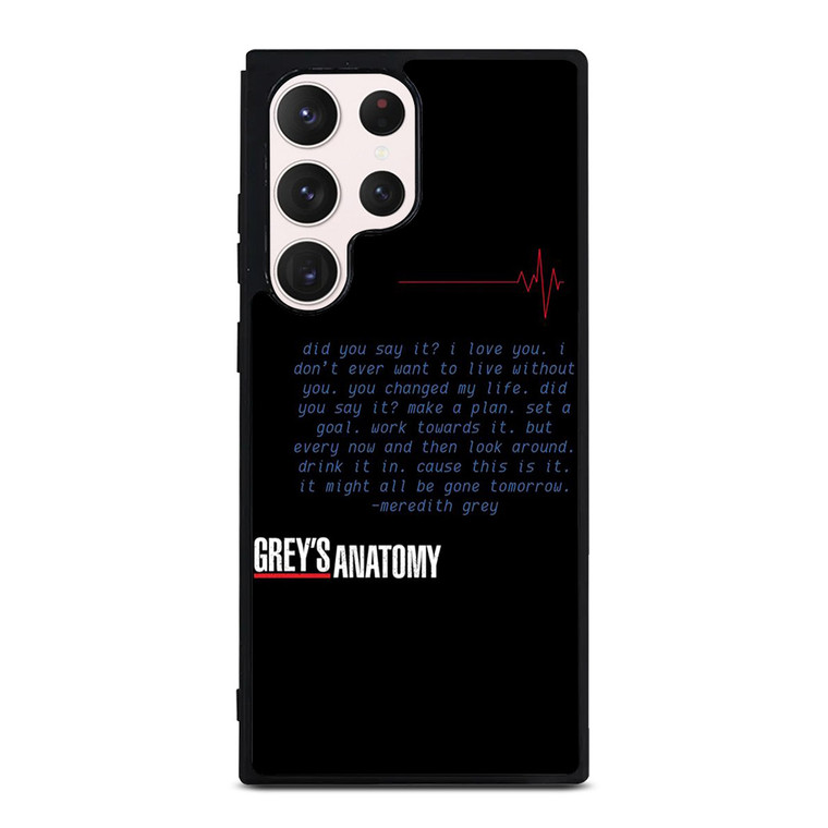 GREYS ANATOMY ICONIC LINES  Samsung Galaxy S23 Ultra Case Cover