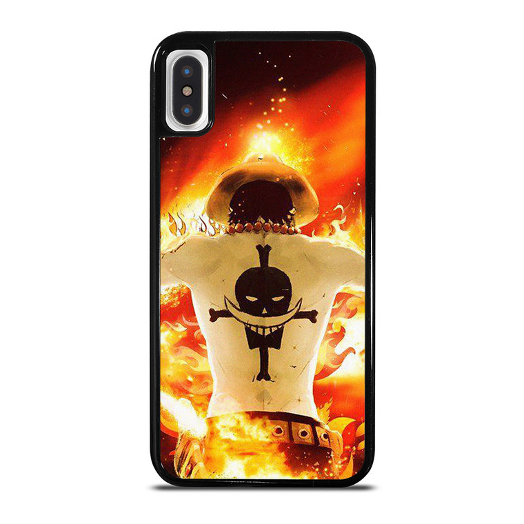 ACE ONE PIECE ANIME iPhone X / XS Case Cover