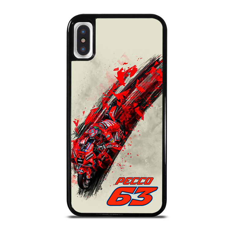 FRANCESCO BAGNAIA PECCO 63 MOTO GP iPhone X / XS Case Cover