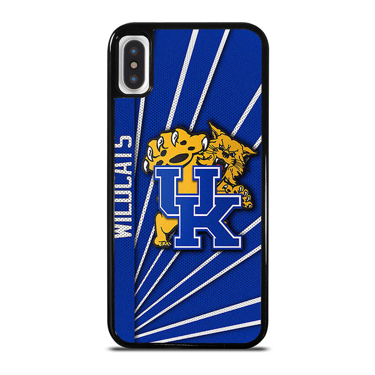 KENTUCKY WILDCATS FOOTBALL LOGO CARBON iPhone X / XS Case Cover