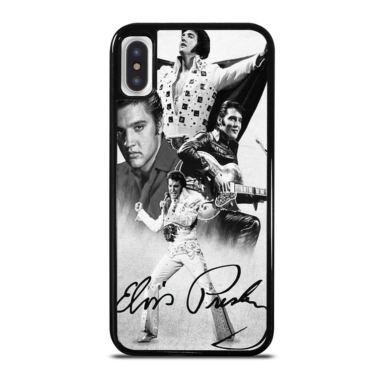 KING ELVIS PRESLEY BLACK WHITE iPhone X / XS Case Cover