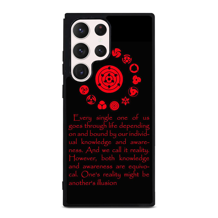 ITACHI UCHIHA SYMBOL QUOTES  Samsung Galaxy S23 Ultra Case Cover