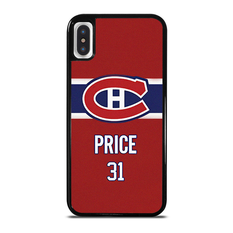 MONETREAL CANADIENS CAREY PRICE NHL KIT iPhone X / XS Case Cover