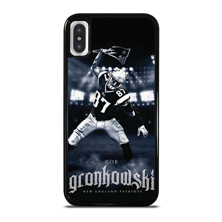 NEW ENGLAND PATRIOT ROB GRONKOWSKI FOOTBALL iPhone X / XS Case Cover