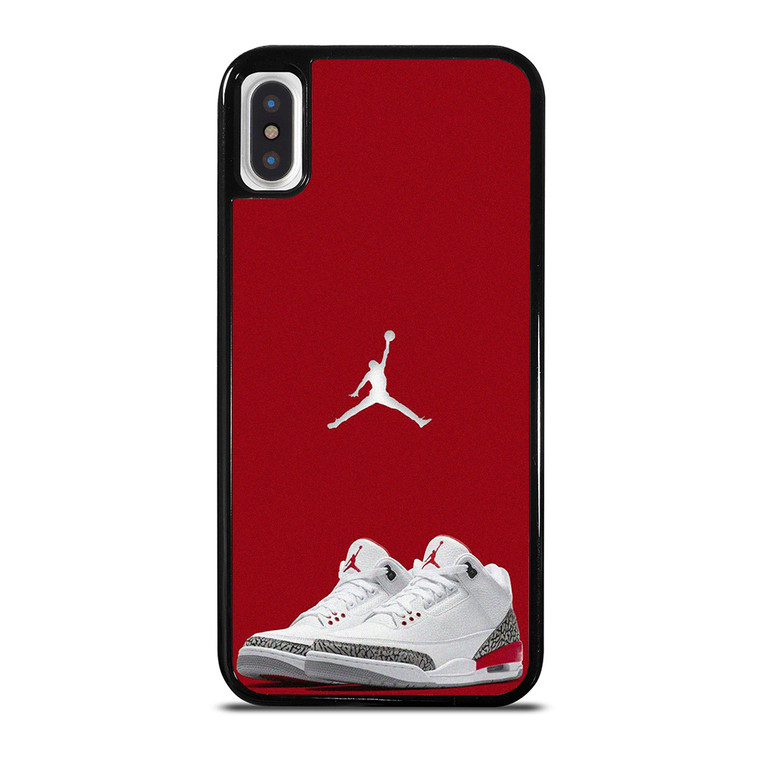 NIKE AIR JORDAN 3 RETRO iPhone X / XS Case Cover