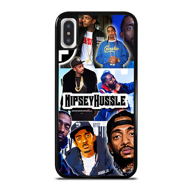 NIPSEY HUSSLE RAPPER COLLAGE iPhone X / XS Case Cover