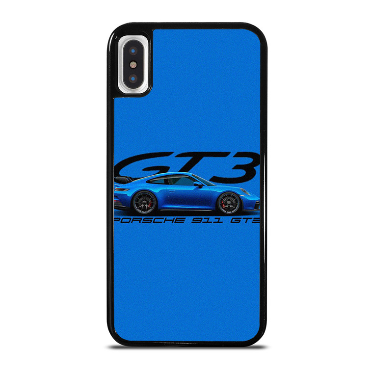 PORSCHE 911 GT3 BLUE iPhone X / XS Case Cover