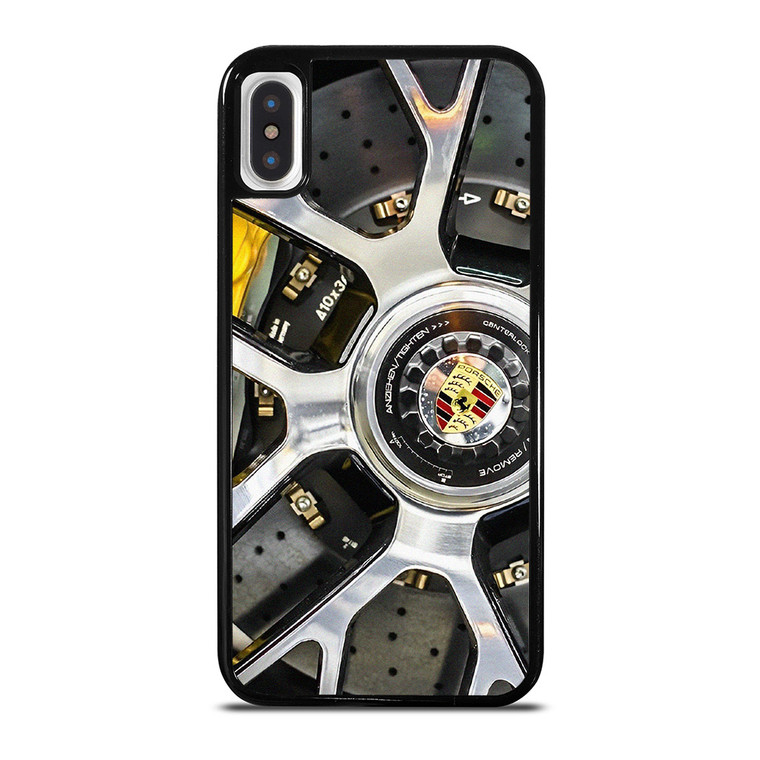 PORSCHE WHEEL CHROME iPhone X / XS Case Cover