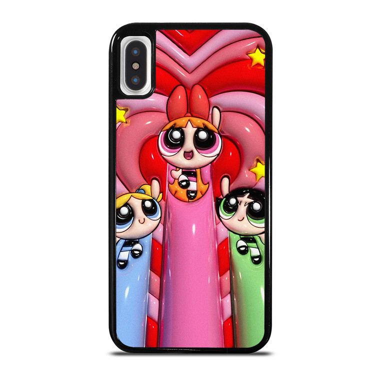 POWERPUFF GIRLS 3D ART CARTOON iPhone X / XS Case Cover