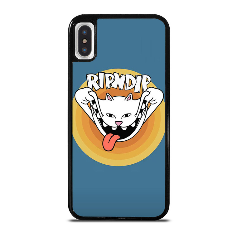 RIPNDIP THE CAT CARTOON iPhone X / XS Case Cover