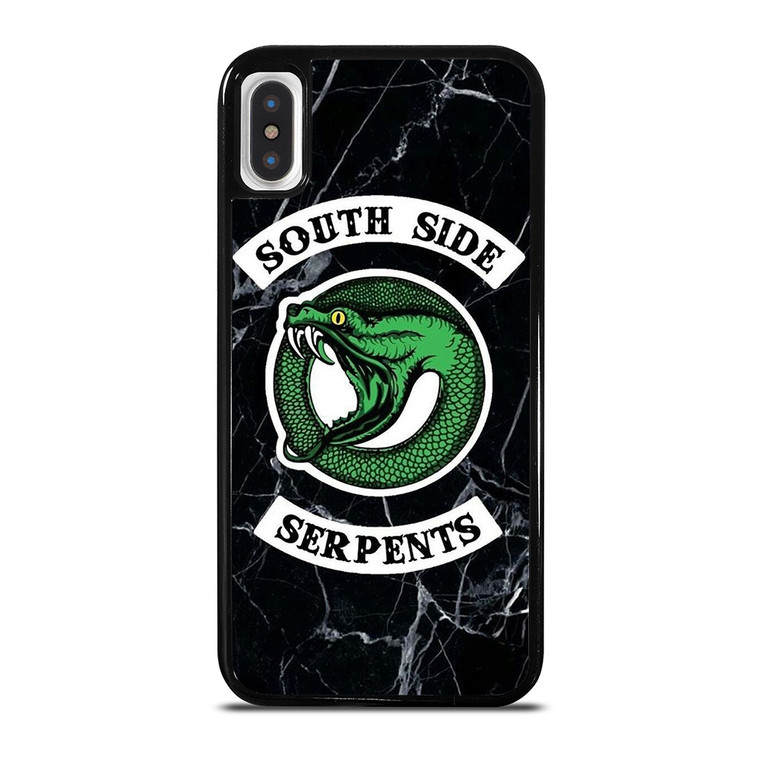 RIVERDALE SOUTH SIDE SERPENTS MARBLE iPhone X / XS Case Cover