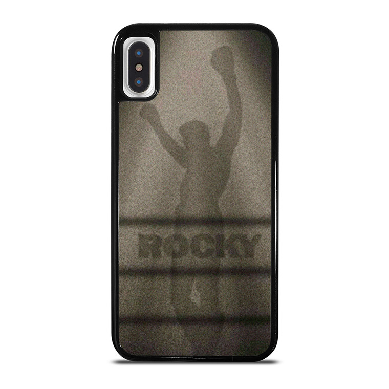 ROCKY BALBOA BOXING SILHOUETTE iPhone X / XS Case Cover