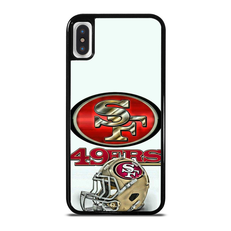 SAN FRANCISCO 49ERS HELMET FOOTBALL iPhone X / XS Case Cover