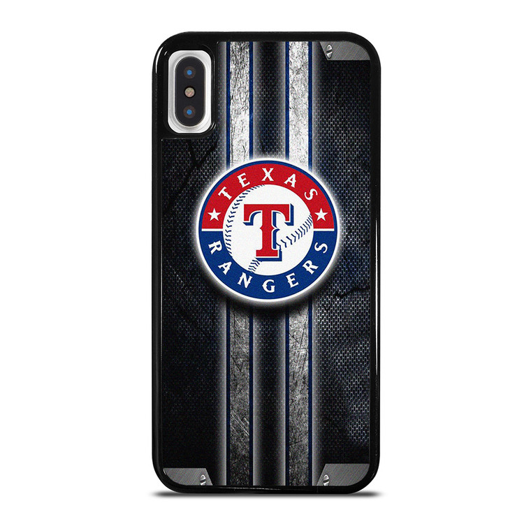 TEZAS RANGERS METAL EMBLEM iPhone X / XS Case Cover
