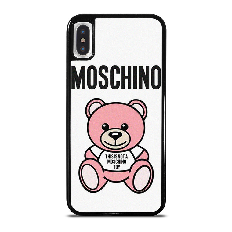 THIS IS NOT MOSCHINO TOY BEAR PINK iPhone X / XS Case Cover