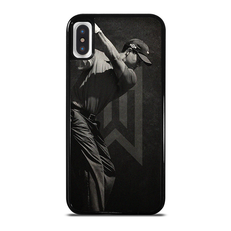 TIGER WOODS GOLF BLACK WHITE iPhone X / XS Case Cover