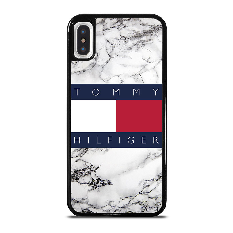 TOMMY HILFIGER WHITE MARBLE iPhone X / XS Case Cover