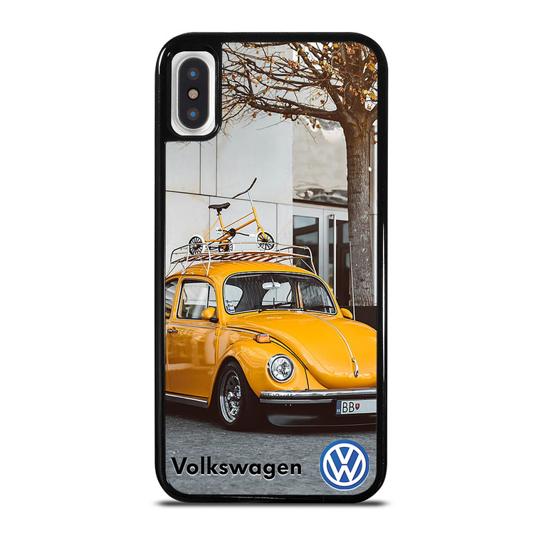 VOLKSWAGEN BEETLE YELLOW iPhone X / XS Case Cover