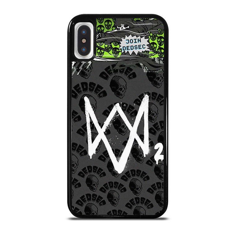 WATCH DOGS 2 GAMES ICON iPhone X / XS Case Cover