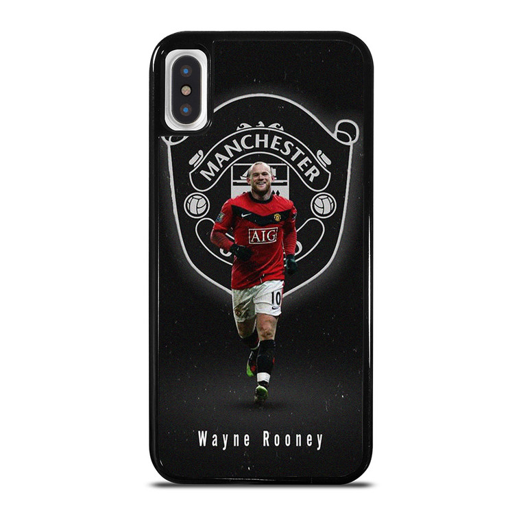 WAYNE ROONEY MANCHESTER UNITED FC iPhone X / XS Case Cover