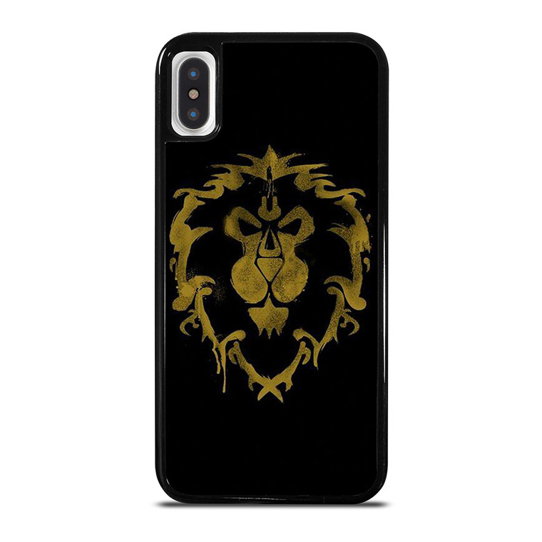 WORLD OF WARCRAFT ALLIANCE BLACK LOGO iPhone X / XS Case Cover